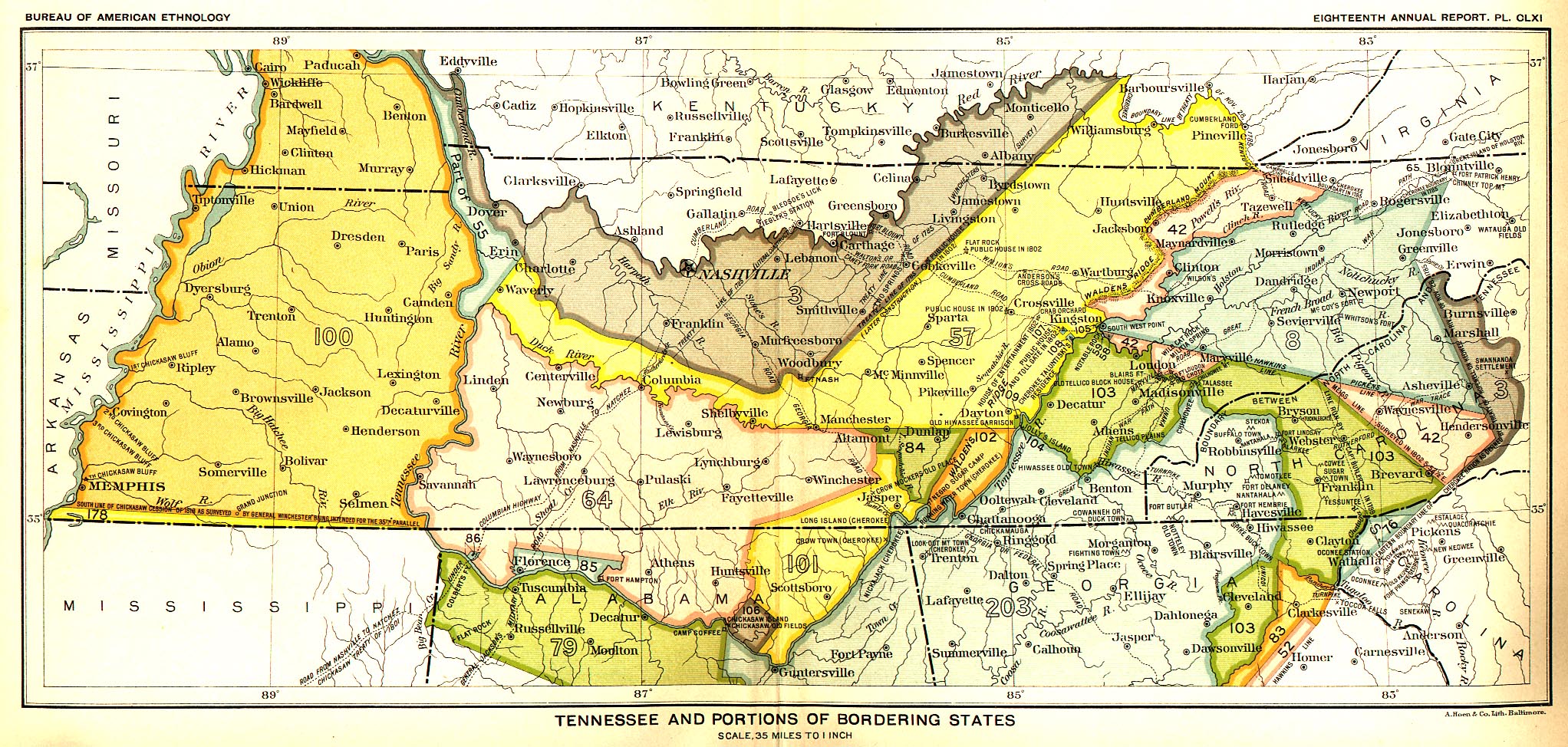 Tennessee Map